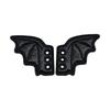PU Leather Bat Wing Shoe Charm Halloween Footwear Decoration Accessories For Sneakers Boot Skateboard And Running Shoe