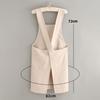 Cotton Kitchen Aprons Breathable Wear Resistant Restaurant Work Clothes Soft Anti fouling Coffee House Aprons Home