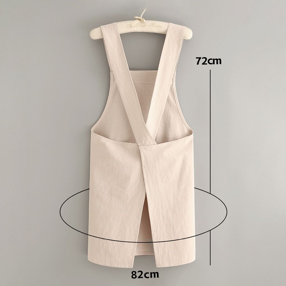 Cotton Kitchen Aprons Breathable Wear Resistant Restaurant Work Clothes Soft Anti fouling Coffee House Aprons Home