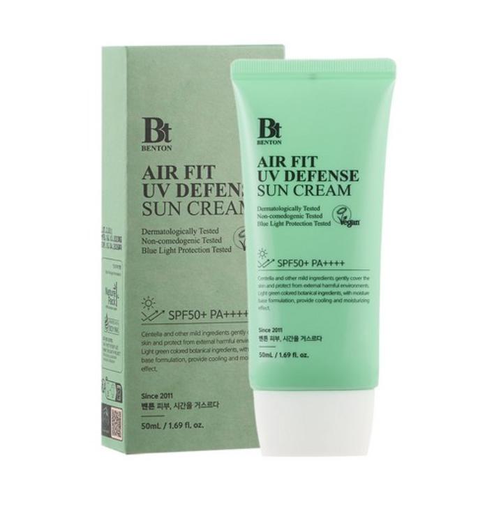 

Benton Airfit UV Defense Whitening Moisture Sun Cream SPF50+/PA++++ 50ml – Hydrating & Brightening Sun Protection 1 ea