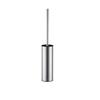 Toilet Brush Holder Brushed Nickel Stainles Steel Round Freestanding Bowl Toilet