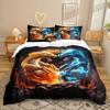 Fashion Technology Printing, 3D Digital Printing, Bedding, Duvet Covers, Pillowcases, Three-piece Sets