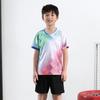 Kids Quick-Dry Badminton Set Sportswear Short Sleeve T-Shirt Shorts Unisex Fall Winter
