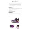 Nike LeBron Witness 7 SE PS Lakers Graffiti Scarpe da Ginnastica per Bambini Viola Nero Viola Grotta FD0210-001