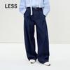 2025 Spring Women's Cotton Wide-Leg Washed Jeans