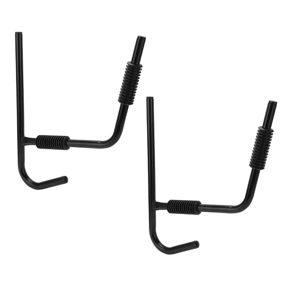 Heavy Duty Kayak Wall Rack Orderly Storage Detachable Black Metal Kayak Wall Mount Storage Rack for Garage Shed