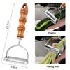 Stainless Steel Peeler,Ultra Sharp Vegetable Fruit Peeler Wooden Handle Peeler For Potatoes Carrot Grater Kitchen Accessories