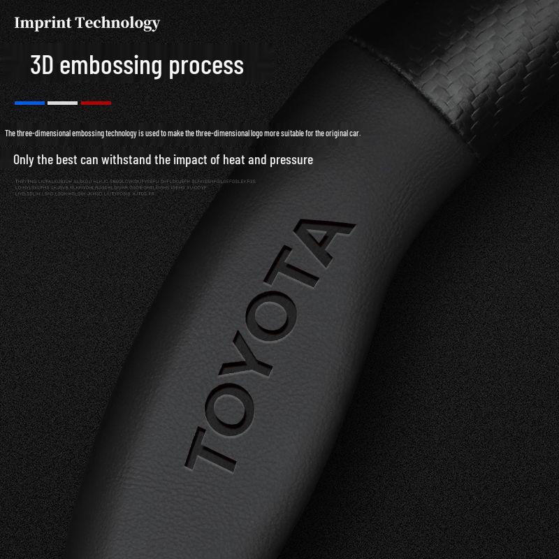 Toyota & Land Rover Steering Wheel Covers: Fits Corolla, Levin, 2023 Camry, Yaris, RAV4