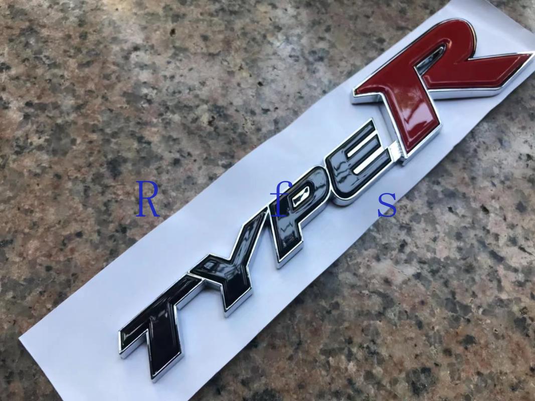 

2022 for Honda Civic Type R Logo Decal Letters Emblem 75717-SMT-E00 75723-TV8-E01 TyprR Accessories