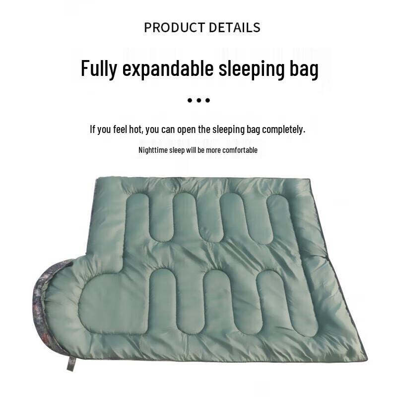 Tie Lan Single Envelope Style Camping Sleeping Bag