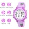 UTHAI Children's Watch Sports Cute Print Card Swimming Waterproof Alarm Clock Boys and Girls Student Kids Electronic Watches