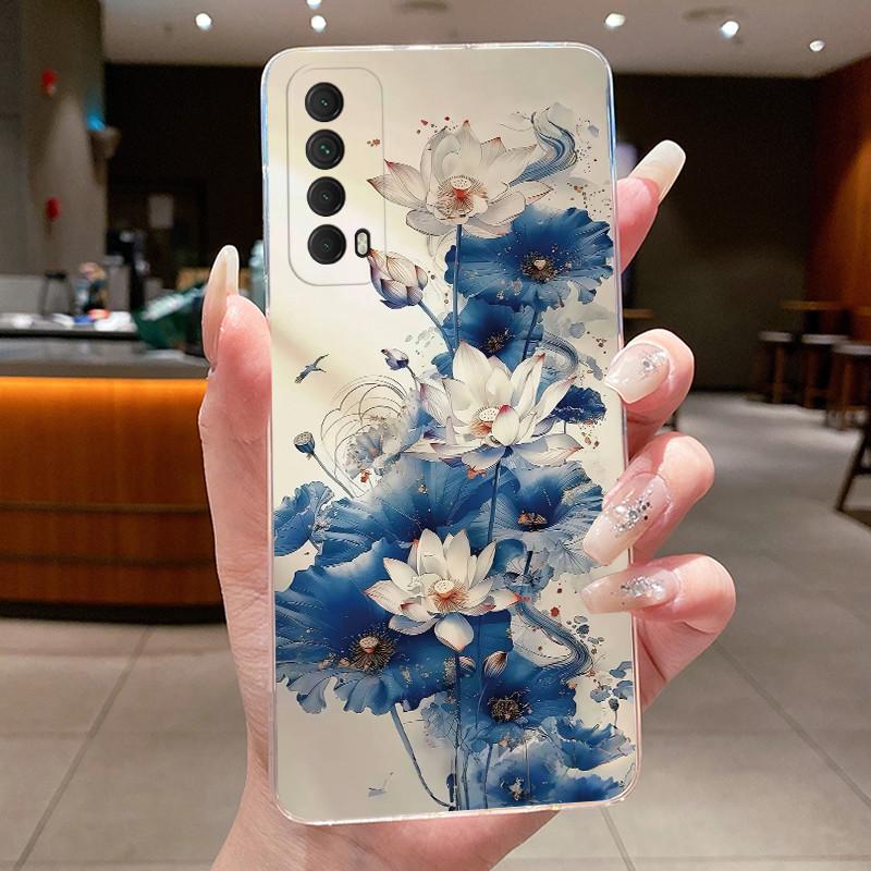 Casing For Huawei P Smart 2021 Y7a Phone Case PPA-LX1 LX2 LX3 Luxury Dragon Cute Cool Boys Girls Transparent Soft Silicone Case