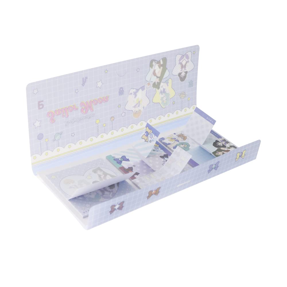 Sunstar Stationery Sailor Moon Sticky Notes with Character S2837803 Case, B,