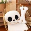 Halloween Crossbones Skull Plush Toy Stuffed Animal Doll Home Gifts Decoration