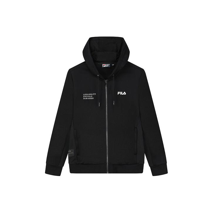 New FILA Jackets Men's Jet Black F11M138552F-BK