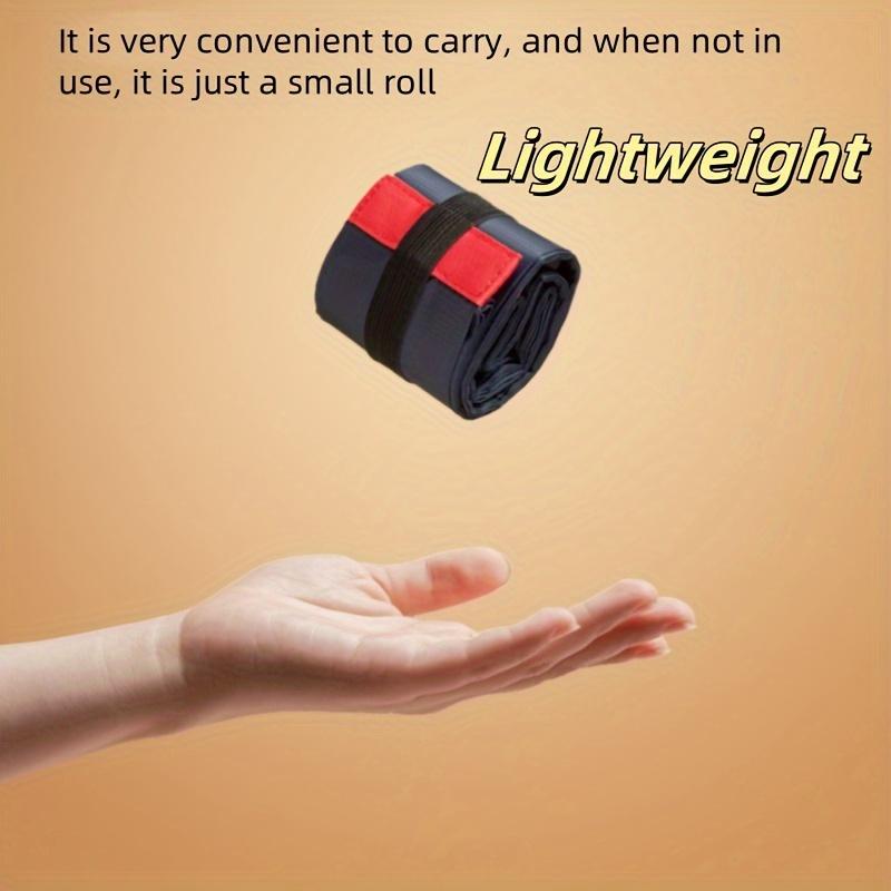 1pc Large Capacity Foldable Shopping Bag, Portable Travel Tote with Anti Spill Design, Durable Nylon, Crossbody Shoulder Strap