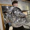 Herbst und Winter Neue Herren Brot Baumwolle gefütterte Jacke Mode Koreanische Version der Lose Baumwolle gefütterte Jacke Helles Gesicht Kapuze Baumwolle gefütterter Mantel