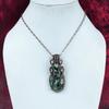 Abalone Shell Gemstone Pendant Copper Wire Wrapped Pendant Handmade Jewelry