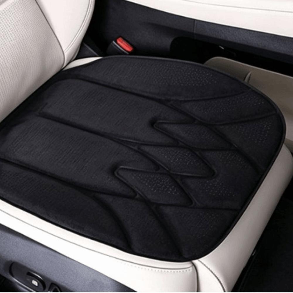 Stitched Car Seat Cushion Microfiber Faux Suede Seat Protector Auto Seat Cover Universal