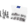 Garosa 300pcs External Tooth Washers Assortment Kit M2.5-M8 Stainless Steel Anti Loose Gasket Washers