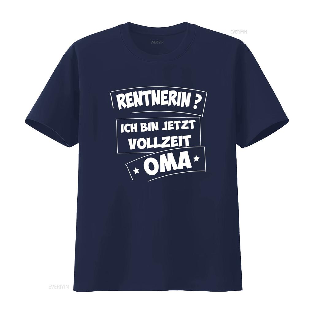 Rentnerin Ich Bin Jetzt Vollzeit Oma Rente Womens T Shirt Stylish and Comfortable vintage Washed Stretched homme
