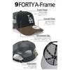 New Era 9FORTY A-Frame Trucker Cap 15206457 (LA Black/Walnut)