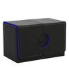 Fashion PU Leather Card Deck Box Flannel Collection Window Collection Box Game Card Organizer Children