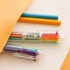 5 Pcs Transparent Cartoon Ballpoint Pen Creative Cute Colorful Swivel Supplies School&Office Supplies Kawaii Stationery