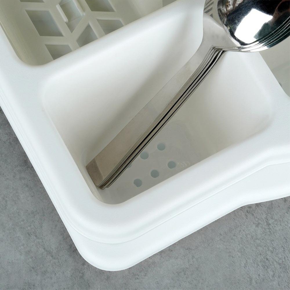 Kitchen Drainer for Dishes, Plates, and Cups, Single-Tier, Small