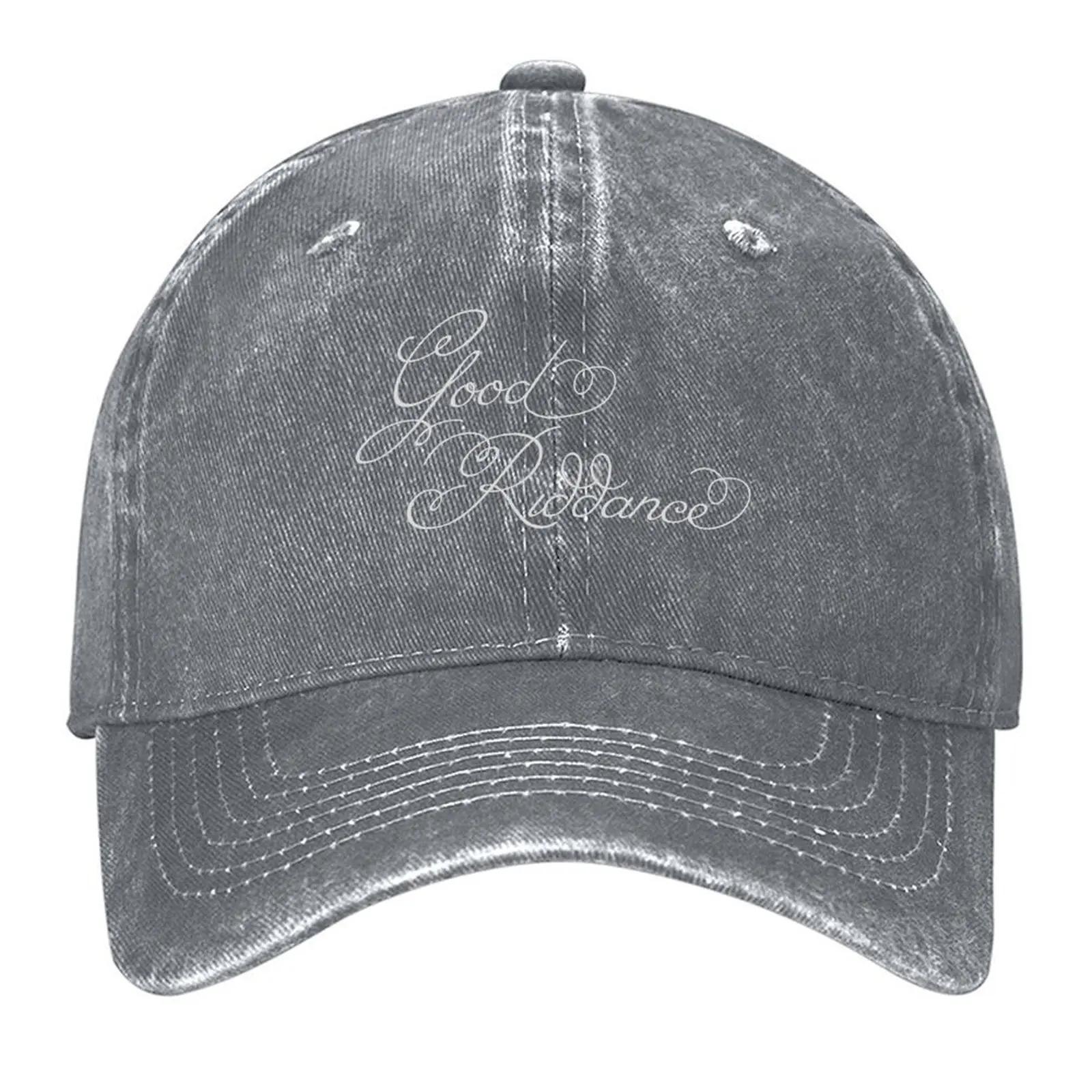 New Good Riddance Cursive Baseball Cap Hat Baseball Cap Anime New In Hat hats for Unisex Womens Unisexs