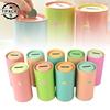 Animal Tinplate Cylinder Piggy Bank Metal Coin Box Cute Candy Color Sundries Cans Storage Cans Gift Cans Home Decor Money Box