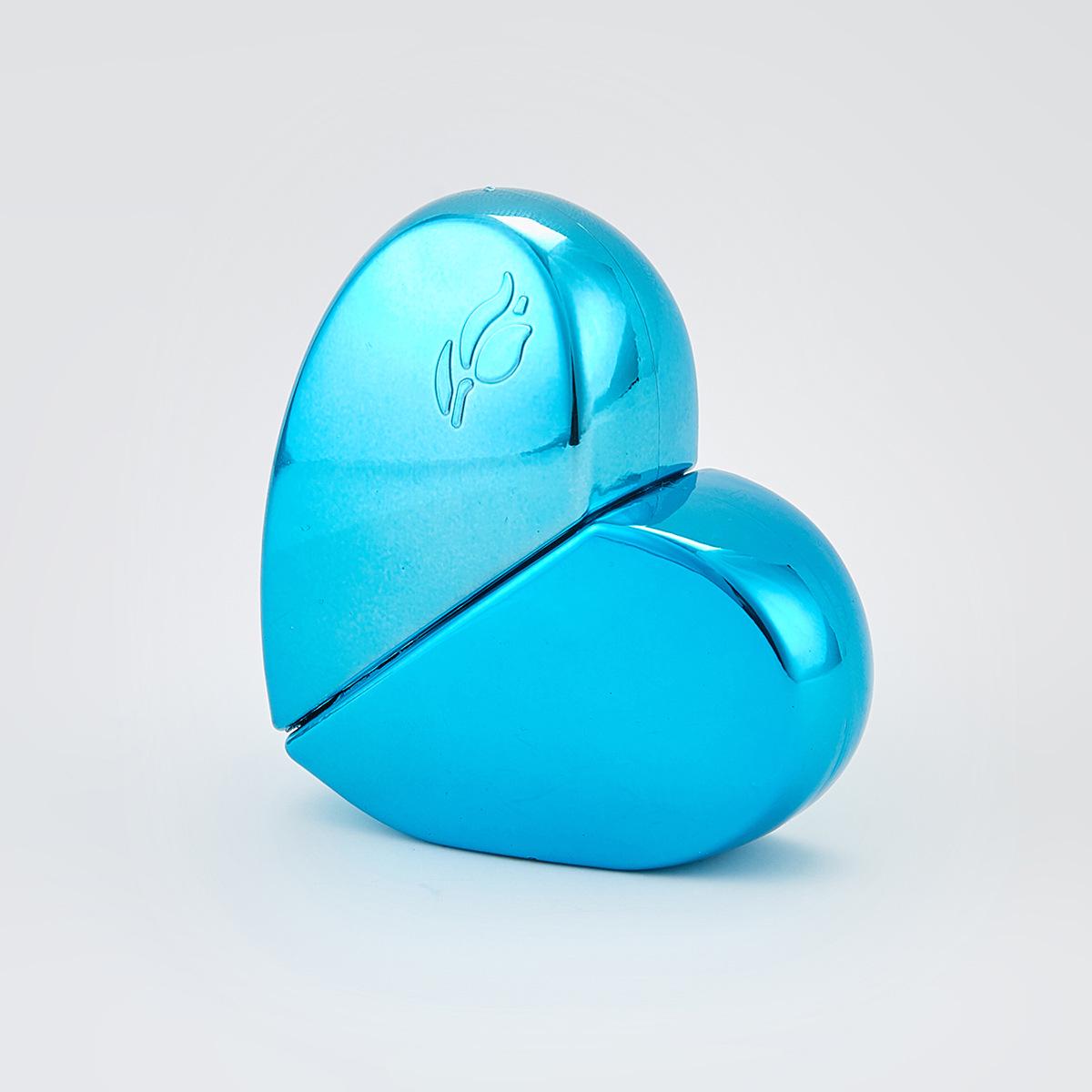 

Флакон для духов из гальванизированного стекла в форме сердца 25 мл для путешествий, увлажняющий спрей