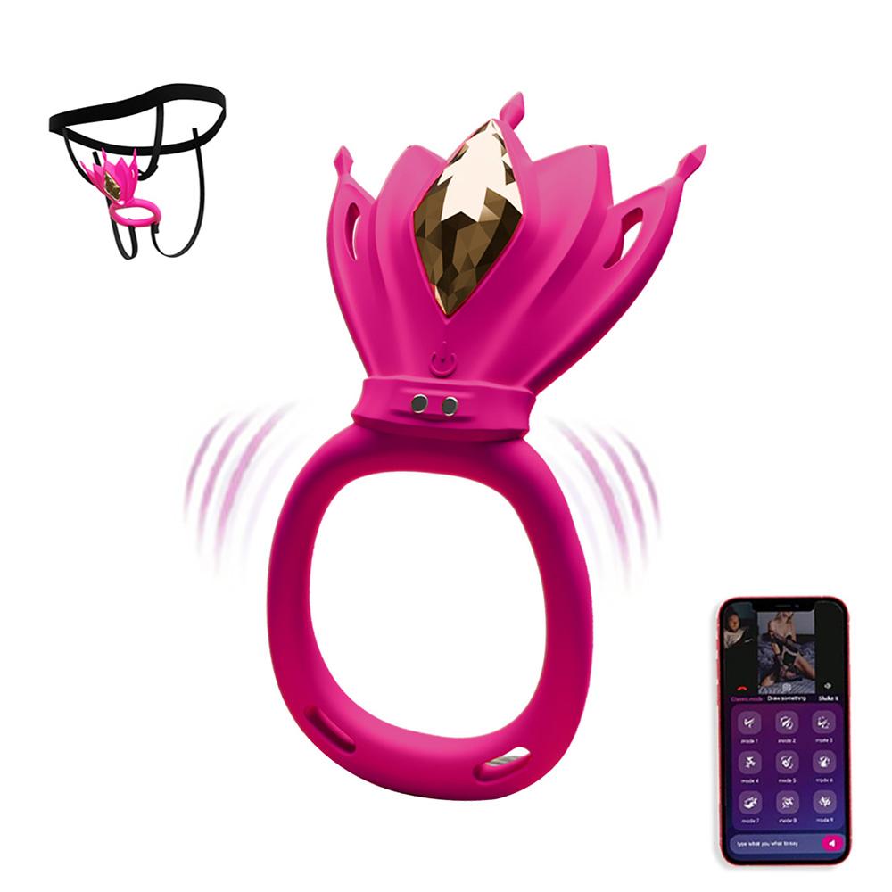 APP Control Wearable Panty Vibrator for Women Vibrating Penis Ring Clitoral Stimulator Female Sex Toy for Men Sexual Pleasure