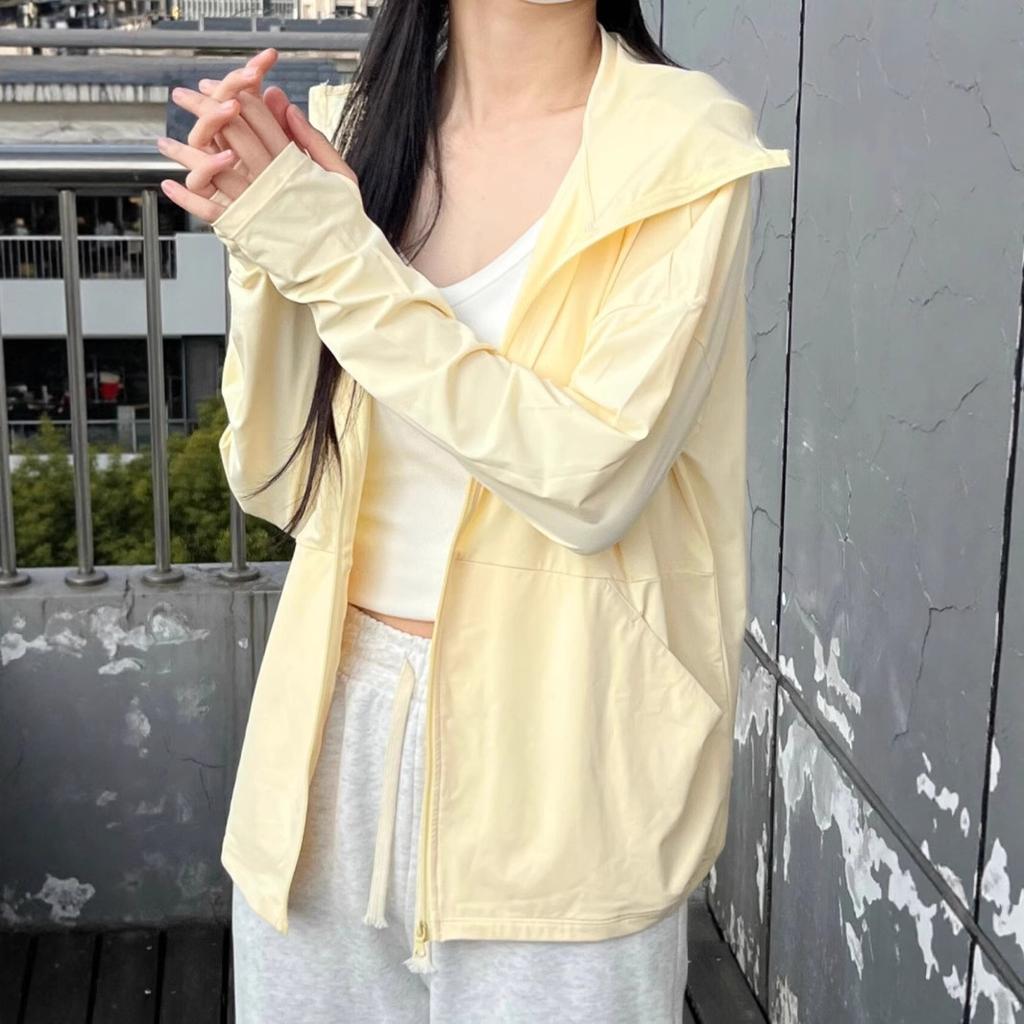 Sports Thin Ice Silk Summer Sunscreen Clothing Women's Outdoor Light and Thin Jacket UV Protection Breathable Cool Sunscreen Clothing