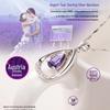 Angel's Tears Teardrop Pendant Necklace: 925 Sterling Silver Korean Fashion Jewelry for Women