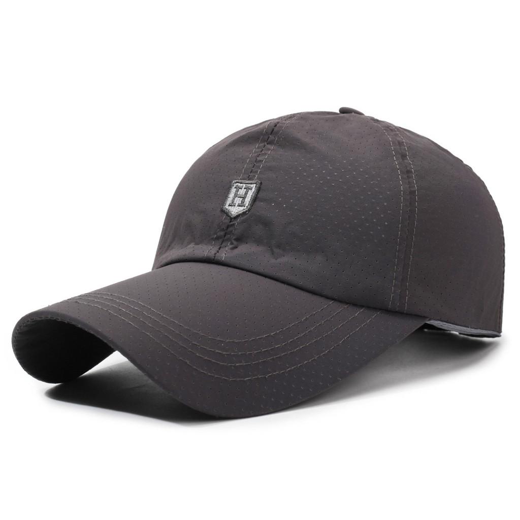 Embroidery Letter H Baseball Hat Adjustable Sun Protection Breathable Gifts