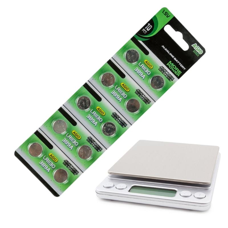 Pack Of 10/20 AG10 LR1130 Button Batteries 1.55V Alkaline Batteries Button Coin Batteries For Remotes Control Watches