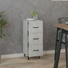 Sideboard Concrete Gray 34.5 X 34 X 90 Cm Particleboard