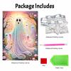 Halloween Pearl Painting Art Full Pearl Handmade Diy Home Decorations Ghost Flower Forest Aesthetic Wall Decor Craft Hobby Gift