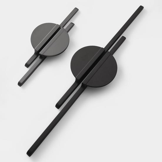 Easy To Install Zinc Alloy Useful Half Round Anti-deformed Door Knob Drawer Handle