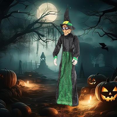Halloween Hanging Witch Spooky Prop for Theme Party Favors Walls Entry Gate
