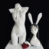 Bunny Girl Sexy Cosplay Reverse Bunny Leotard Rabbit Bunny Little Devil PU Leather Moe Erotic Erotic Underwear Bodyco SM PU Leather Training Cute