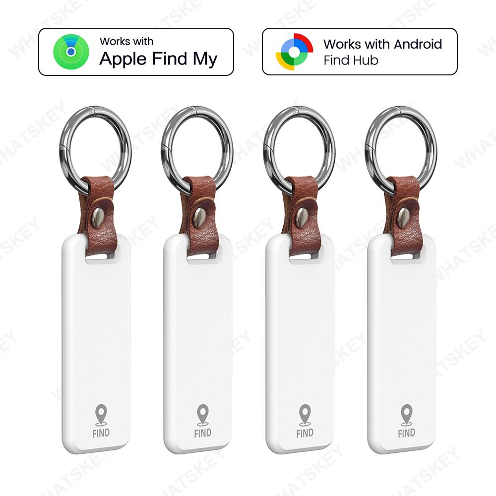4-Pack Dual-system Smart Tracker Finder Suitable for IOS and Android Google Find Hub Portable Tracking Tags Anti-lost Locator