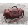Handmade Leather Duffle Bag: Travel Weekender
