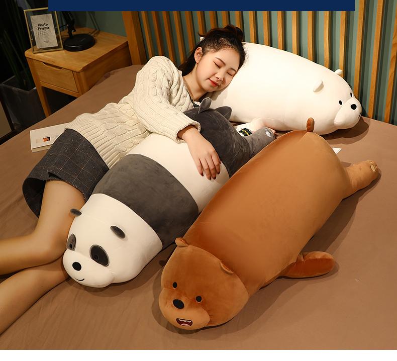 We Bare Bear Christmas Season Plush Toys Baby Kids Lovely Cartoon Animal Grizzly Panda Ice Bear Toys Stuffed Doll Stuffed Dolls