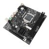 Desktop Motherboard H61 6 USB2.0 DDR3 M.2 NVMe NGFF 100Mbps LAN Micro ATX Motherboard for LGA1155 Socket I3 I5 I7