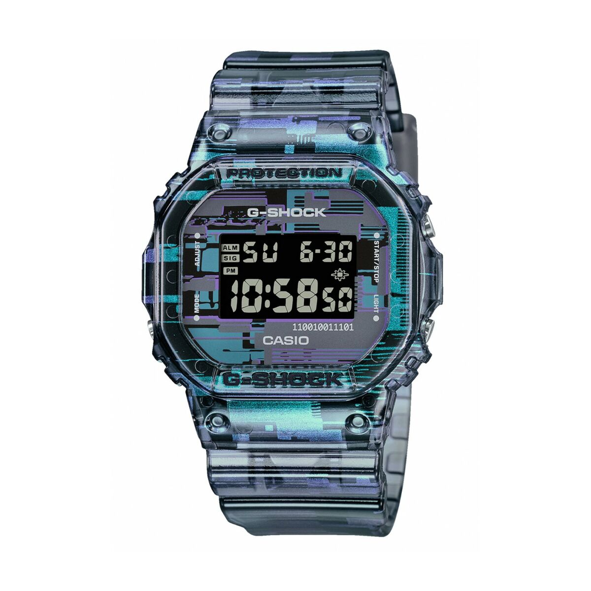 

Мужские часы Casio DW-5600NN-1ER (Ø 42,8 мм) TU прозрачный