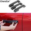 For Ford Bronco + Exterior Accessories Door Handle Decor Trim Carbon Fiber*3