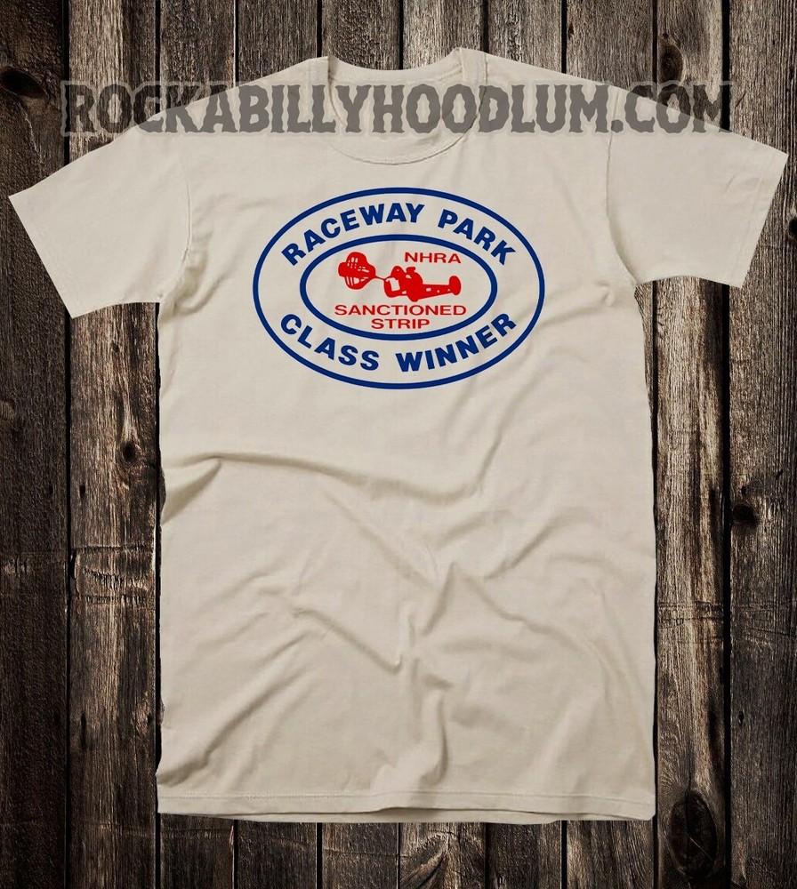 Retro Hot Rod Tee T Shirt Drag Racing Raceway Park NJ Class Winner Englishtown Unisex T-Shirt S