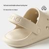 PUXI Women's Summer EVA Sandals - Soft, Elastic, Non-slip Closed-toe Slippers for Home & Outdoor Use